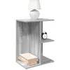 Image de vidaXL Tables de chevet 2 pcs sonoma gris bois d'ingÃ©nierie