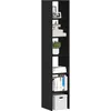 Image de vidaXL BibliothÃ¨ques 2 pcs empilable chÃªne noir bois d'ingÃ©nierie