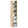 Image de vidaXL BibliothÃ¨ques 2 pcs empilable chÃªne sonoma bois d'ingÃ©nierie