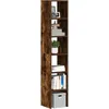 Image de vidaXL BibliothÃ¨ques 2 pcs empilable chÃªne fumÃ© bois d'ingÃ©nierie