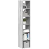 Image de vidaXL BibliothÃ¨ques 2 pcs empilable sonoma gris bois d'ingÃ©nierie