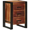 Image de Table De Chevet Vidaxl 40x40x59 Cm En Bois D'acacia Massif