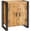 Image de vidaXL Cabinet de chevet Marron Bois de mangue brut massif