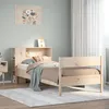 Image de vidaXL Lit bibliothÃ¨que sans matelas 75x190 cm bois de pin massif