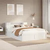 Image de vidaXL Cadre de lit sans matelas blanc 140x190 cm bois de pin massif