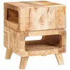 Image de vidaXL Tables d'appoint Marron 40 x 40 x 49 cm bois de manguier massif