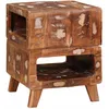Image de vidaXL Tables d'appoint Multicolore bois de rÃ©cupÃ©ration massif