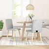 Image de vidaXL Chaises Ã  manger lot de 2 gris nuage tissu