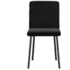 Image de Chaises VidaXL  Chaises à manger  Lot de 2 Velours Noir P31600147