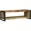 Image de Vidaxl Table Basse 120x50x38 Cm Bois Massif De Mangue