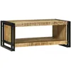 Image de Vidaxl Table Basse 90x50x38 Cm Bois Brut De Mangue
