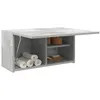 Image de vidaXL Armoire murale de bain gris bÃ©ton 60x25x30 cm bois d'ingÃ©nierie