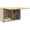 Image de vidaXL Armoire murale de bain chÃªne sonoma 60x25x40 cm bois ingÃ©nierie