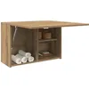 Image de vidaXL Armoire murale de bain chÃªne artisanal bois d'ingÃ©nierie