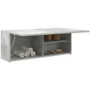 Image de vidaXL Armoire murale de bain gris bÃ©ton 80x25x30 cm bois d'ingÃ©nierie