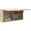 Image de vidaXL Armoire murale de bain chÃªne sonoma 80x25x40 cm bois ingÃ©nierie
