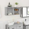 Image de vidaXL Armoire murale de bain sonoma gris 80x25x40cm bois d'ingÃ©nierie