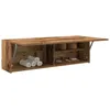 Image de vidaXL Armoire murale de bain vieux bois 100x25x30cm bois d'ingÃ©nierie