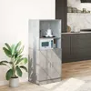 Image de vidaXL Armoire de cuisine gris bÃ©ton 57x41,5x131,5 cm bois ingÃ©nierie