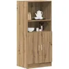 Image de Vidaxl Armoire De Cuisine ChÃªne Artisanal 57x41,5x131,5 Cm