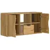 Image de Meubles TV VidaXL  Meuble TV  ODDA en bois massif de pin marron 79x24x40 cm P31599868