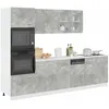 Image de vidaXL Ensemble de meubles de salle de bain 7 pcs gris bÃ©ton