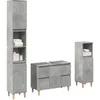 Image de vidaXL Ensemble de meubles de salle de bain 3 pcs gris bÃ©ton