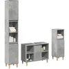 Image de vidaXL Ensemble de meubles de salle de bain 3 pcs gris bÃ©ton