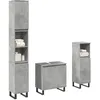 Image de vidaXL Ensemble de meubles de salle de bain 3 pcs gris bÃ©ton