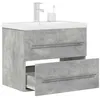 Image de vidaXL Ensemble de meubles de salle de bain 2 pcs gris bÃ©ton