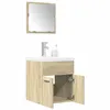 Image de Vidaxl Ensemble De Meubles De Salle De Bain 3 Pcs ChÃªne Sonoma