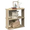 Image de vidaXL BibliothÃ¨que Ã  3 niveaux chÃªne sonoma 60x30x60 cm