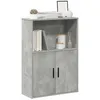 Image de vidaXL BibliothÃ¨que gris bÃ©ton 60x24x85 cm bois d'ingÃ©nierie