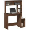 Image de vidaXL Bureau et Ã©tagÃ¨res chÃªne marron 100x45x140 cm bois d'ingÃ©nierie