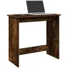 Image de vidaXL Bureau chÃªne fumÃ© 80x40x75 cm bois d'ingÃ©nierie