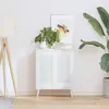 Image de vidaXL Porte d'armoire Ã  persiennes blanc 61,5x29,5 cm