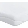 Image de vidaXL Matelas Blanc 200 x 200 cm Tissu 100% polyester