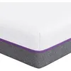 Image de vidaXL Matelas Blanc, Gris 140 x 190 cm