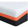 Image de vidaXL Matelas Blanc, Gris 140 x 190 cm