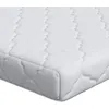 Image de vidaXL Matelas Blanc 200 x 160 cm Tissu 100% polyester