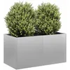 Image de Vidaxl JardiniÃ¨re 80x40x40 Cm Acier GalvanisÃ©