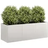 Image de Vidaxl JardiniÃ¨re 120x40x40 Cm Acier Inoxydable