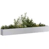 Image de Vidaxl JardiniÃ¨re 360x40x40 Cm Acier GalvanisÃ©