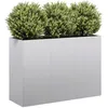 Image de Vidaxl JardiniÃ¨re 120x40x80 Cm Acier GalvanisÃ©