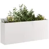 Image de Vidaxl JardiniÃ¨re 200x40x80 Cm Acier Inoxydable