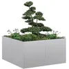 Image de Vidaxl JardiniÃ¨re 80x80x40 Cm Acier GalvanisÃ©