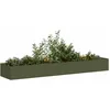 Image de Vidaxl JardiniÃ¨re Vert Olive 360x80x40 Cm Acier