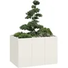 Image de Vidaxl JardiniÃ¨re Blanc 120x80x40 Cm Acier