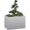 Image de Vidaxl JardiniÃ¨re 120x80x80 Cm Acier GalvanisÃ©