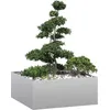 Image de Vidaxl JardiniÃ¨re 100x100x40 Cm Acier GalvanisÃ©